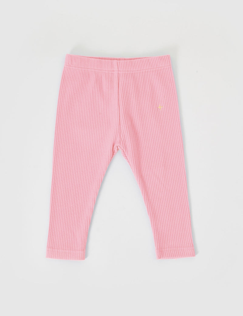 BOWIE RIB LEGGING - Sweetpea