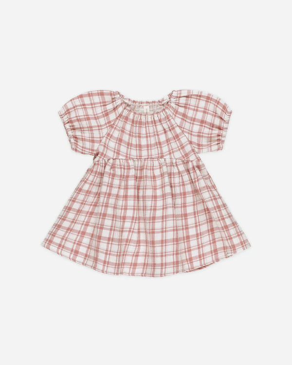 BELLA DRESS - Pink Plaid