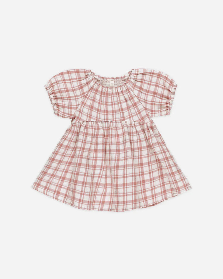 BELLA DRESS - Pink Plaid