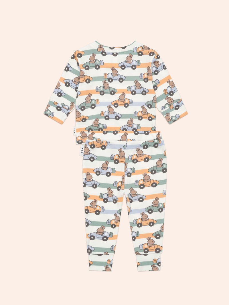 CARROT CAR SLEEP SET & FRIEND