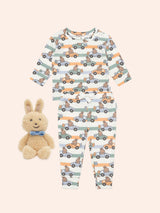 CARROT CAR SLEEP SET & FRIEND