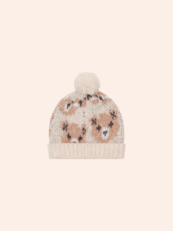 ECRU HUXBEAR KNIT BEANIE