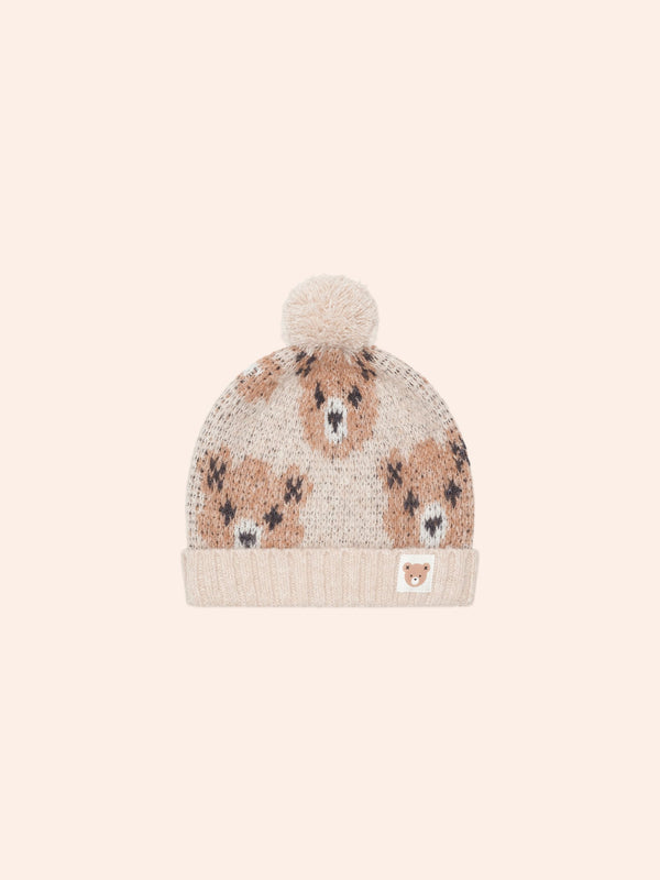 ECRU HUXBEAR KNIT BEANIE