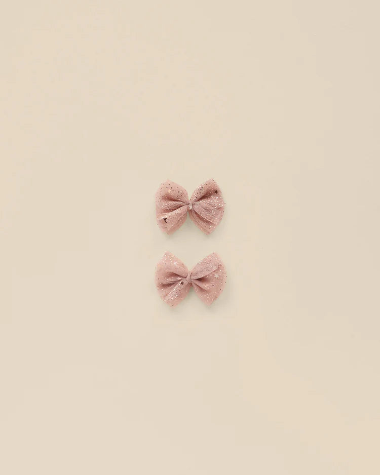 FLUTTER TULLE CLIPS- Rose Stars