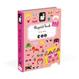 GIRLS CRAZY FACES MAGNETIC BOOK