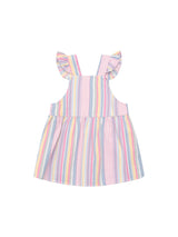 RAINBOW STRIPE PINAFORE