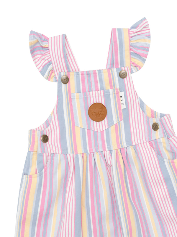 RAINBOW STRIPE PINAFORE