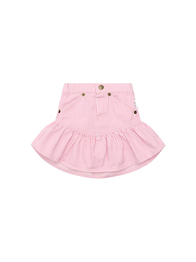 CANDY STRIPE FRILL SKIRT