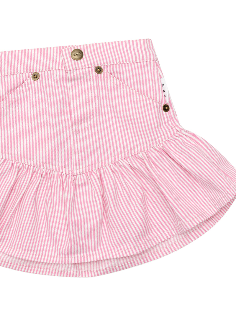 CANDY STRIPE FRILL SKIRT