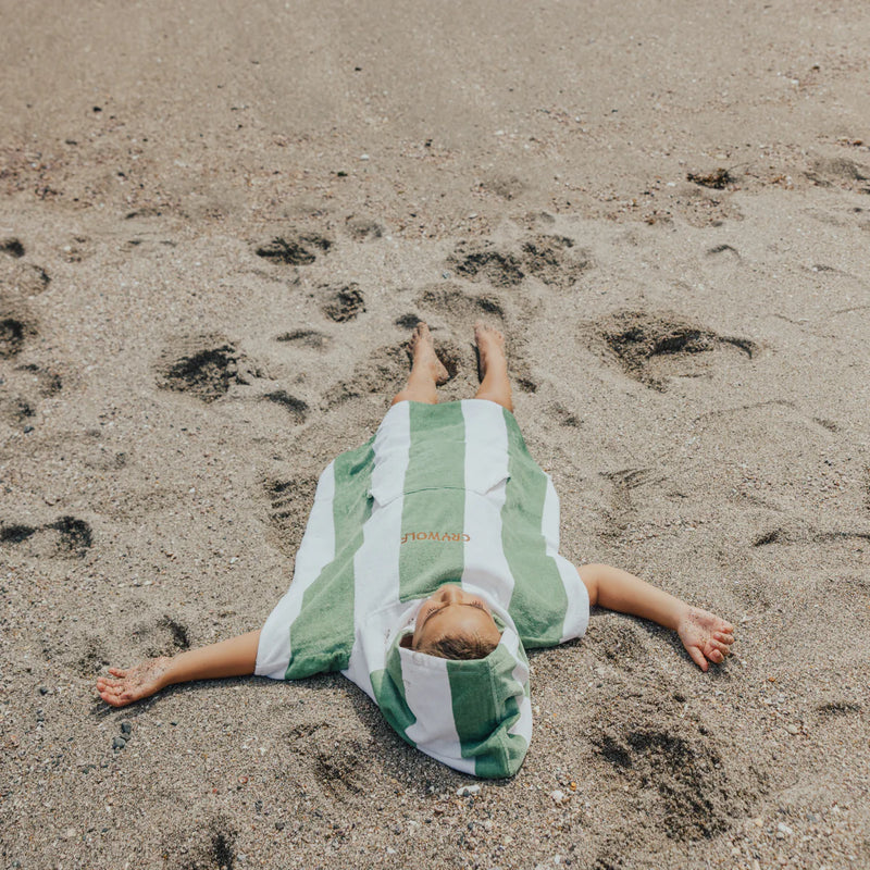 HOODED TOWEL Coastal Stripe