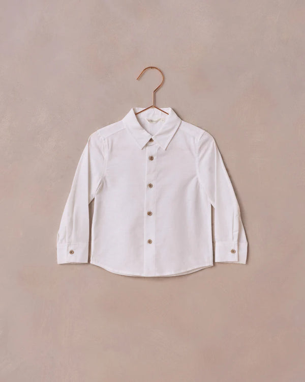 HARRISON BUTTON DOWN - White Poplin