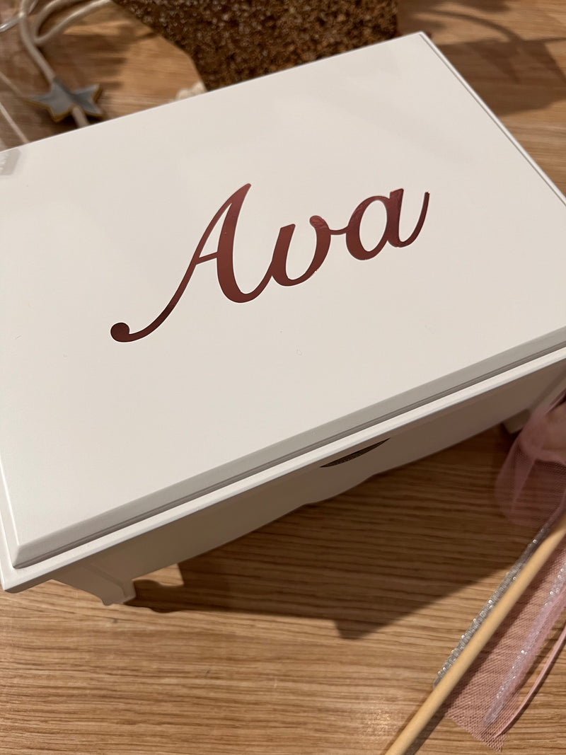 PERSONALISED JEWELLERY BOX