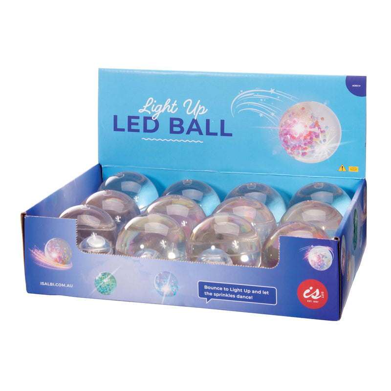 LIGHT UP LED BALL - SPRINKLES MULTI-COLOURED