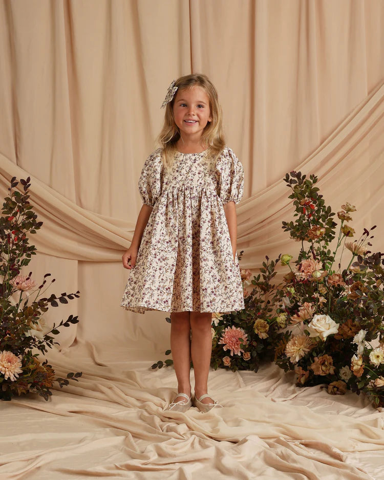 LUNA DRESS - Fig Floral