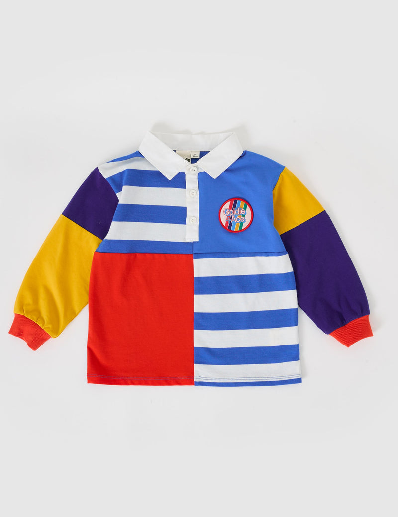 MYLES COLOUR BLOCK RUGBY POLO