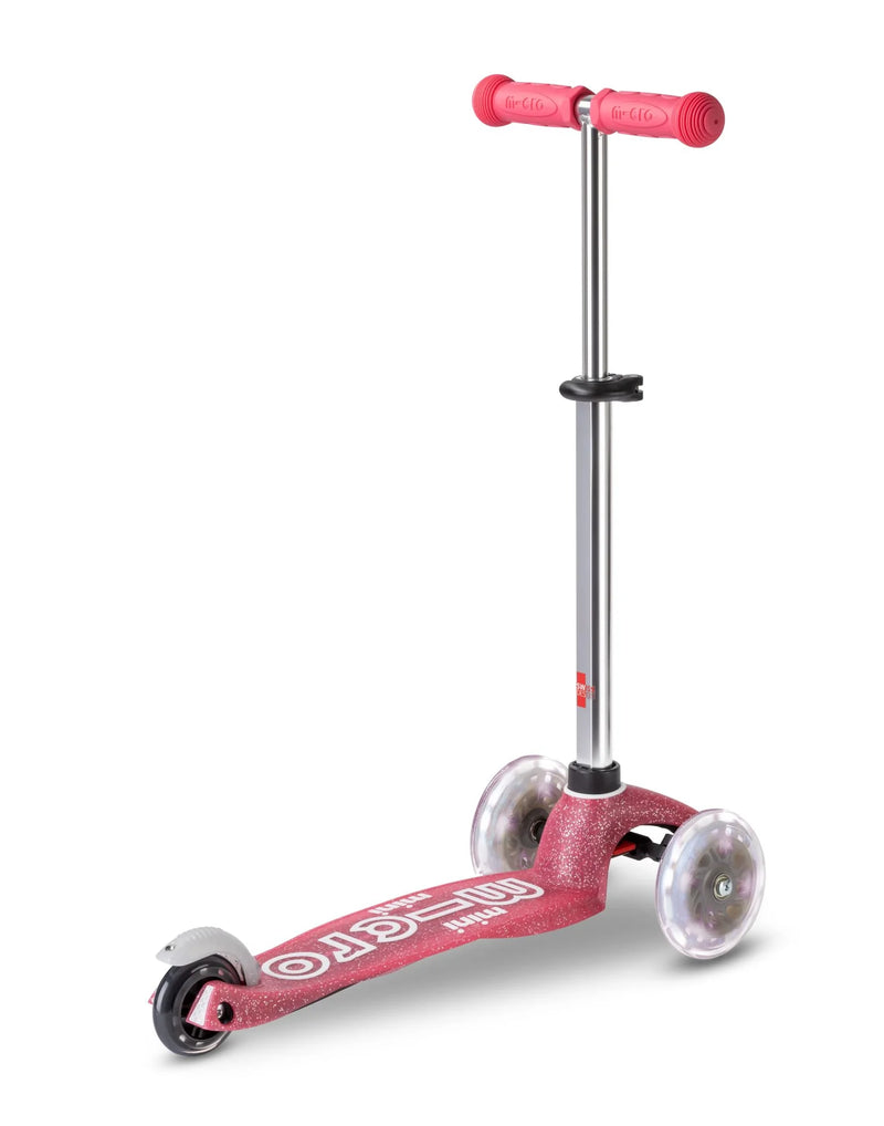 MINI MICRO DELUXE LED GLITTER SCOOTER - Pink