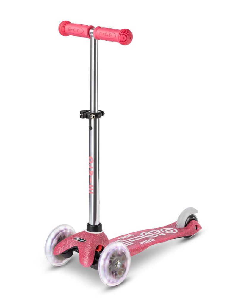 MINI MICRO DELUXE LED GLITTER SCOOTER - Pink