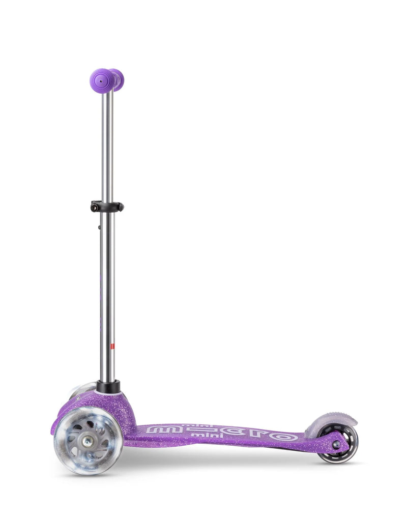 MINI MICRO DELUXE LED GLITTER SCOOTER - Purple