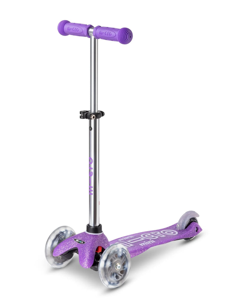 MINI MICRO DELUXE LED GLITTER SCOOTER - Purple