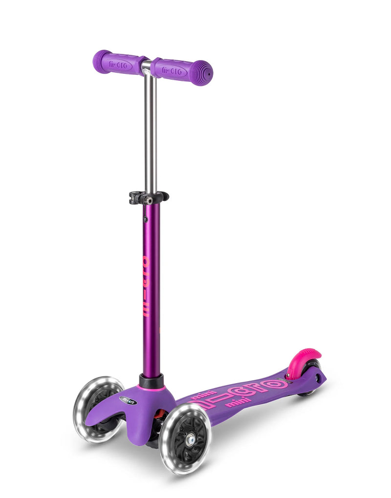 MINI MICRO DELUXE LED SCOOTER - Purple/Pink