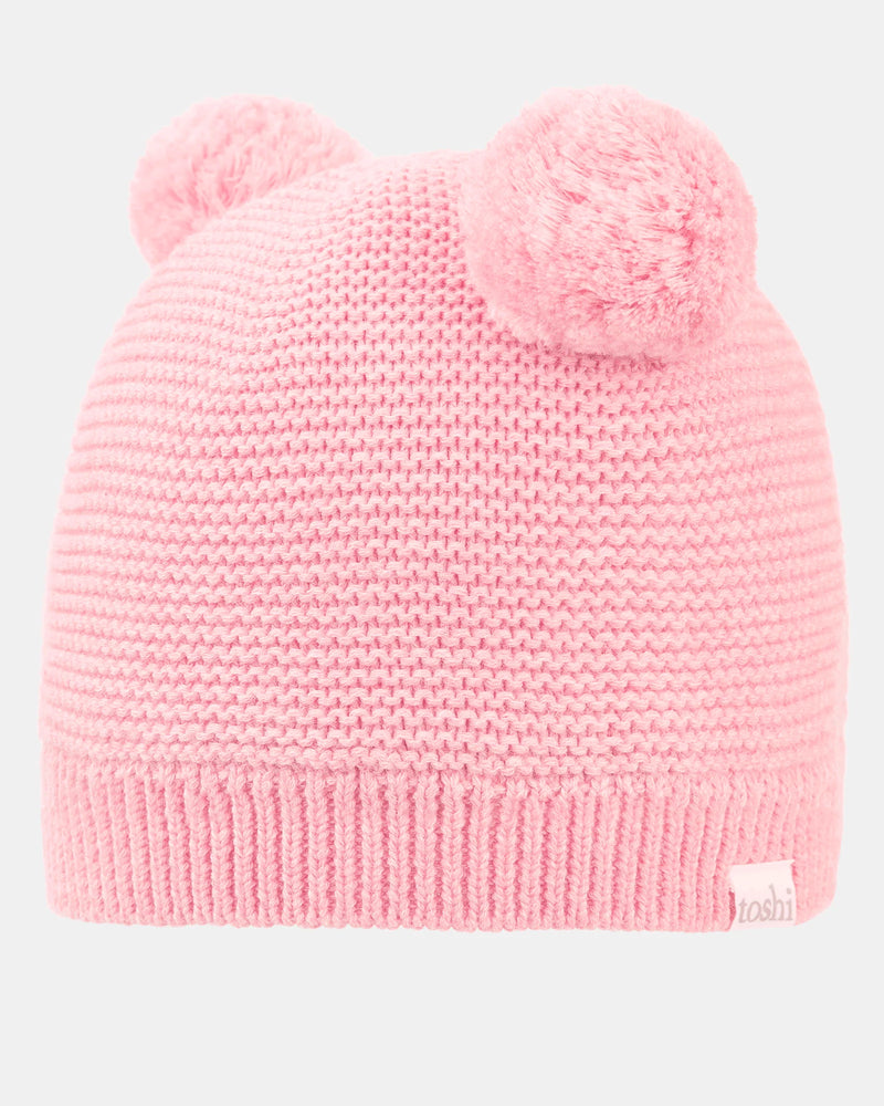 ORGANIC BEANIE SNOWY - Pearl