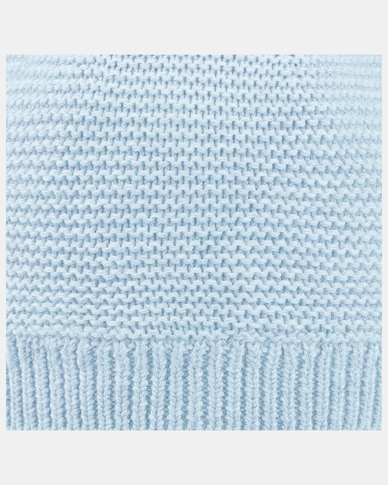 ORGANIC BEANIE SNOWY - Bluebird