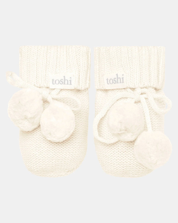 ORGANIC BOOTIES - Marley Cream