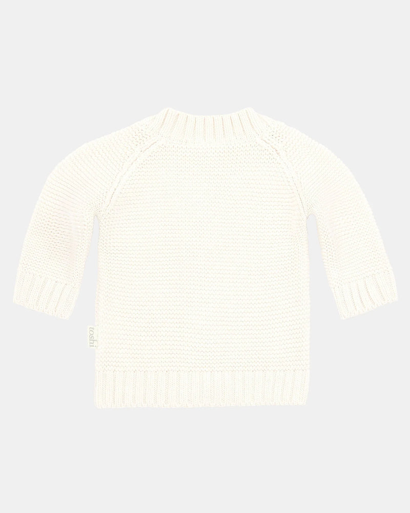 ORGANIC CARDIGAN ANDY - Cream