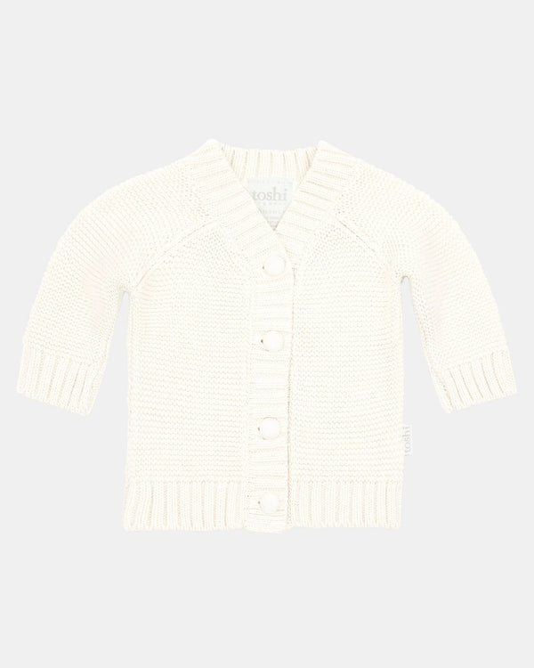 ORGANIC CARDIGAN ANDY - Cream