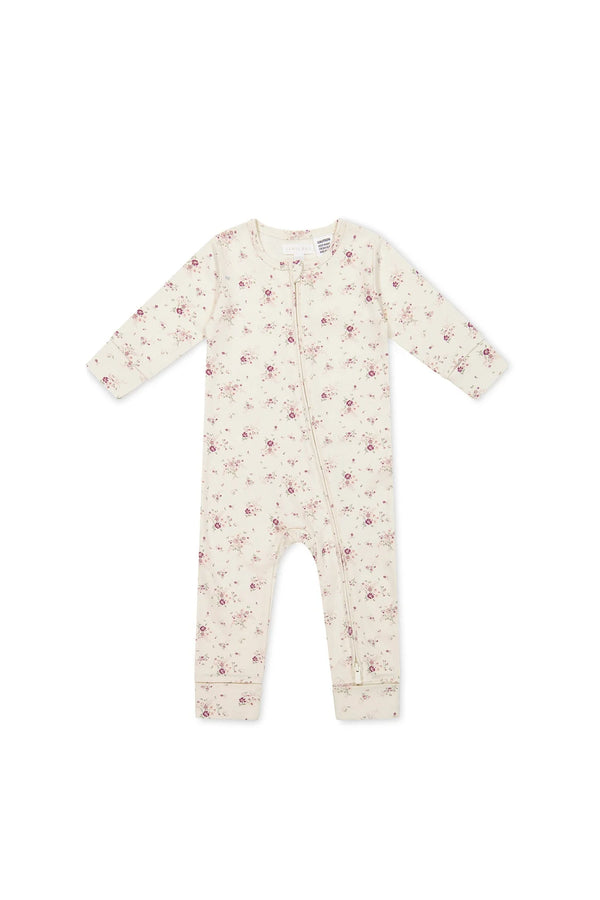 ORGANIC COTTON FRANKIE ONEPIECE - Sweet William Floral Natural