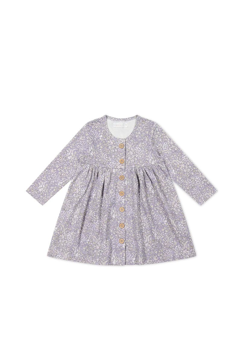 ORGANIC COTTON POPPY DRESS - April Lilac