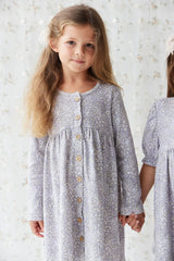 ORGANIC COTTON POPPY DRESS - April Lilac