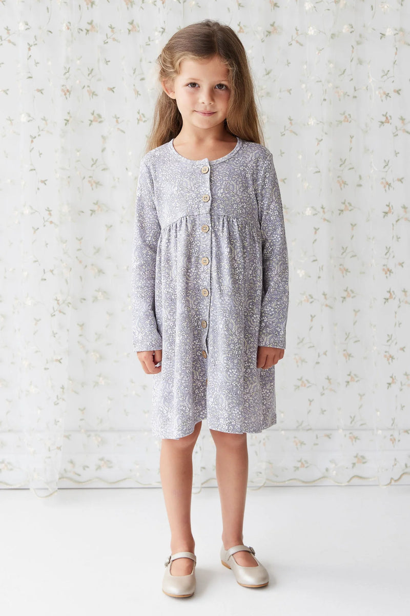 ORGANIC COTTON POPPY DRESS - April Lilac