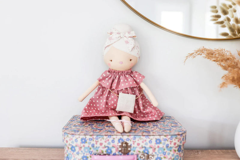 PIPER DOLL PINK SPOT - 48cm