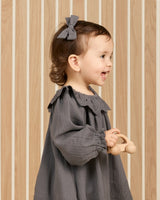 LONG SLEEVE ISLA DRESS - Indigo