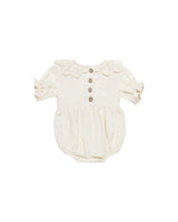 COLLARED ROMPER - Ivory