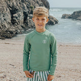 RASH VEST Coastal Green