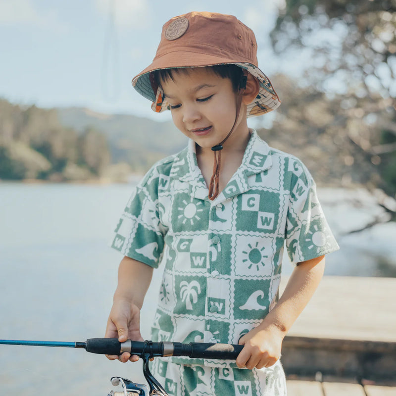 REVERSIBLE BUCKET HAT Paradise