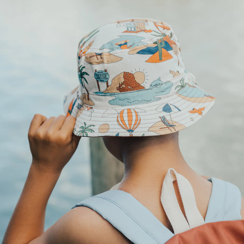 REVERSIBLE BUCKET HAT Paradise