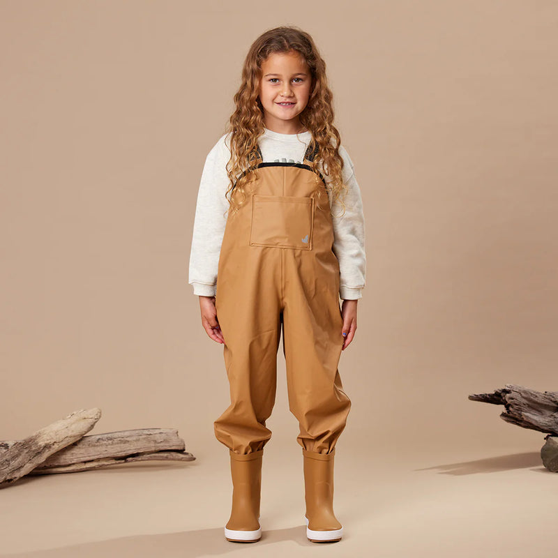 RAIN OVERALLS - Tan