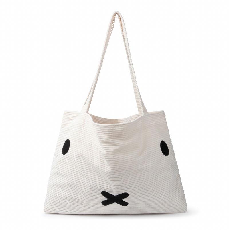 MIFFY SHOPPING BAG CORDUROY CREAM - 60 cm