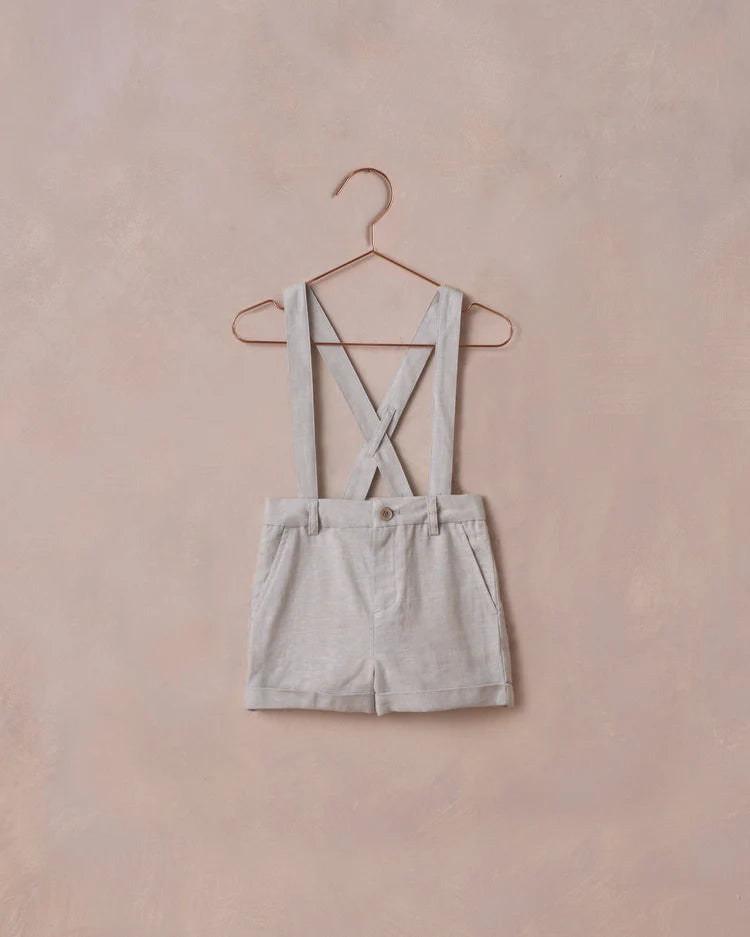 SUSPENDER SHORT - Powder Blue