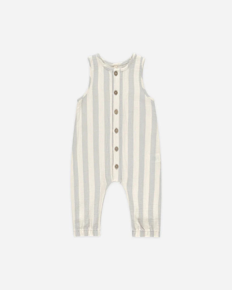 WOVEN JUMPSUIT - Sky Stripe