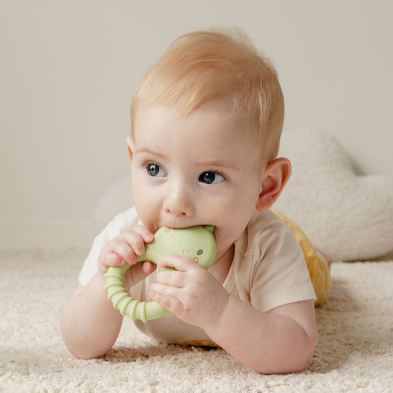 SILICONE TEETHER - Dino