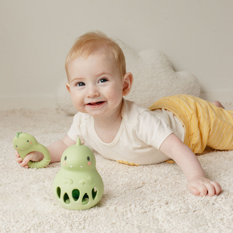 SILICONE TEETHER - Dino