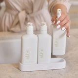 DISHWASHING LIQUID, HAND WASH & BENCH SPRAY + TRAY, PREMIUM KITCHEN TRIO m- kitchen trio - Lemon Myrtle & Honeydew