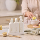 DISHWASHING LIQUID, HAND WASH & BENCH SPRAY + TRAY, PREMIUM KITCHEN TRIO m- kitchen trio - Lemon Myrtle & Honeydew