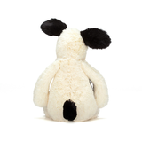 BASHFUL BLACK AND CREAM PUPPY - Medium