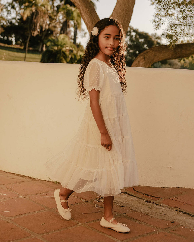 DOTTIE DRESS - Ivory