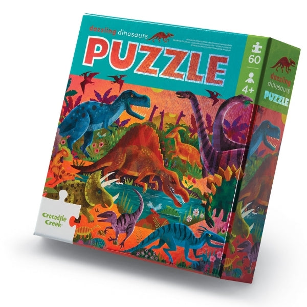 FOIL PUZZLE - Dazzling Dinos 60 pc